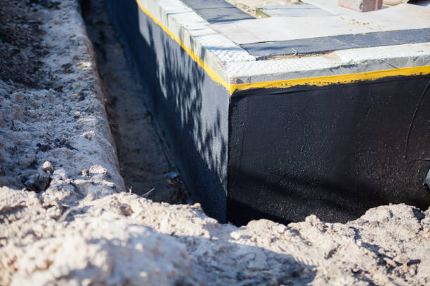 Residential Wet Basement Repair installation at a Orient, NY home by SJ Waterproofing Pros
